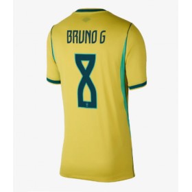 Dámské fotbalový oblečení Brazílie Bruno Guimaraes #8 Domácí košile MS 2026 Krátkým Rukávem